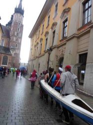 200 m do mety Biegu Sylwestrowego - Kraków 2011