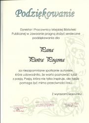 Podziękowania z Jaworzna