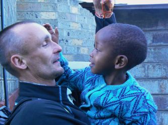Z sierotką w Limuru-Kenia 2010 r.