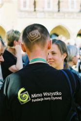 Żywy bilboard Fundacji Anny Dymnej