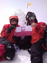 Ewa Nowak&Piotr Pogon na szczycie Elbrus 01_08-2009