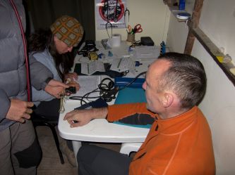 Pomiar saturacji-Aconocaqua Richter Expedition 2011