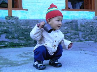 Syn szefa schroniska-Himalaje 2006 r.