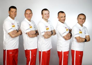 Semper Fi Team przed Marine Corps Marathon 2014