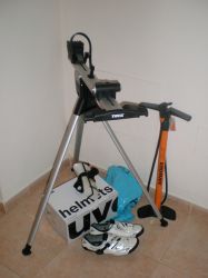 Bojowy kolarski zestaw przedstartowy