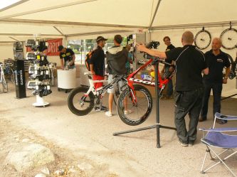 Serwisowy bikeraj  Ironman Kalmar Sweden 2012