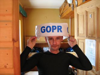 Jako GOPRowiec czuwający z szyną Kramera